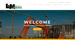 Desktop Screenshot of landmconstruction.net